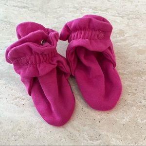 Hot Pink Zutano Gripper Booties